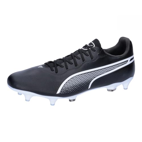 PUMA Unisex King Pro Mxsg Soccer Shoe, Black White, 40.5 EU von PUMA