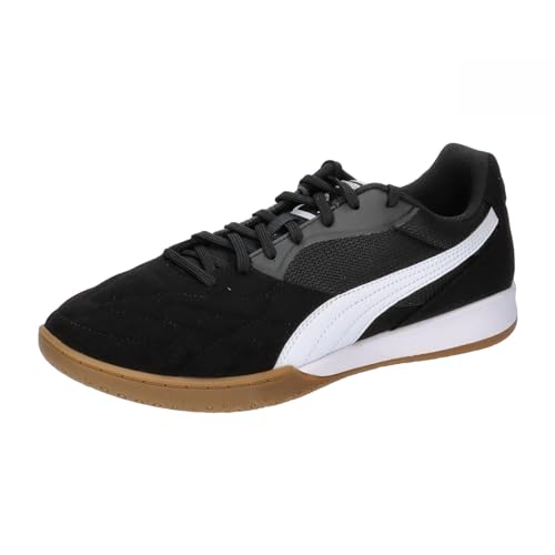 PUMA Unisex King Top It Fußballschuhe, Puma Black Puma White Puma Gold, 39 EU von PUMA