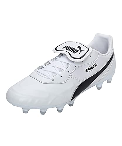 PUMA Unisex King Top FG Fußballschuhe, White Black White, 46 EU von PUMA