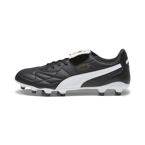 PUMA Unisex King Top Fg/Ag Fußballschuhe, Puma Black Puma White Puma Gold, 44 EU von PUMA