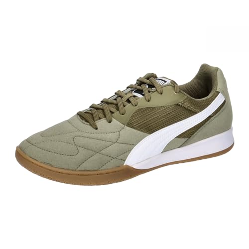 PUMA Unisex King Top It Leichtathletik-Schuh, Mehrfarbig (Olive Drab White Gold), 42 EU von PUMA