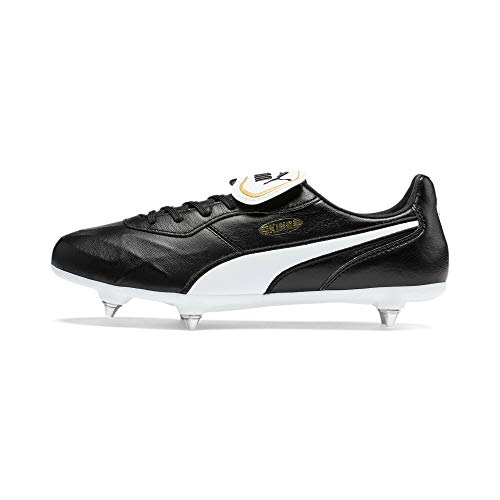 PUMA Herren King Top Sg Botas de f tbol, Schwarz Puma Black Puma White, 46.5 EU von PUMA