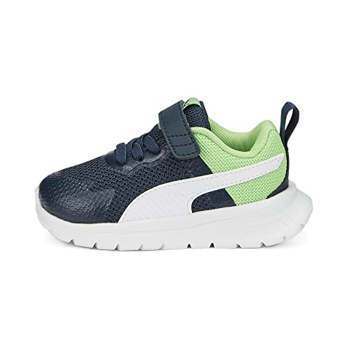 PUMA Unisex Kleinkinder 0-24 Puma Evolve Run Mesh Ac+ Inf Turnschuhe, Mehrfarbig (Multicolor Dark Night Puma White Summer Green), 23 EU von PUMA