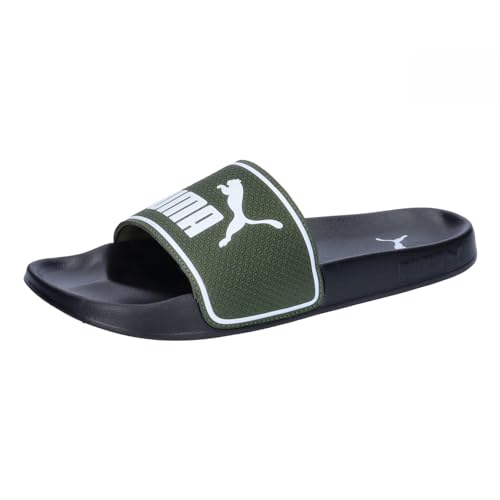 PUMA Unisex Leadcat 2.0 Flip-Flops, Myrtle White Black Green, 43 EU von PUMA