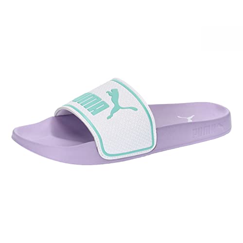 PUMA Unisex Leadcat 2.0 Sandal, White-Mint-Vivid Violet, 42 EU von PUMA