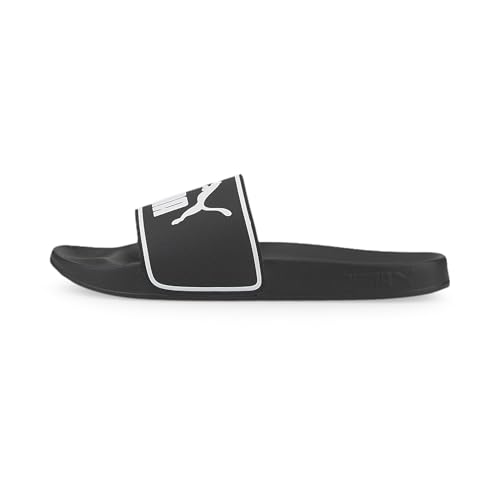 PUMA Unisex Leadcat 2.0 Slide Sandal, Black White, 44.5 EU von PUMA