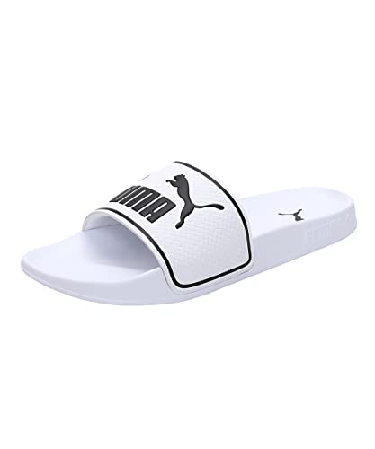PUMA Unisex Leadcat 2.0 Slide Sandal, White Black, 46 EU von PUMA