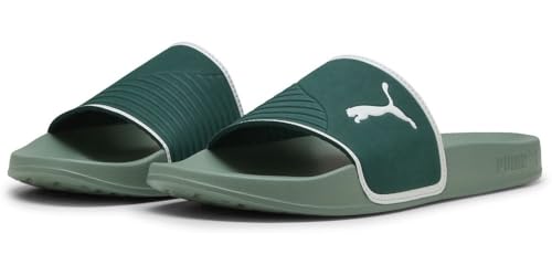 PUMA Unisex Leadcat 2.0 Shower Schiebe-Sandalen, Dark Myrtle-WARM White-Green Moon, 39 EU von PUMA