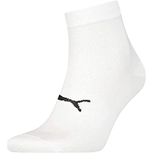 Puma Unisex Quarter Socken, Weiß, 35/38 (2er Pack) von PUMA