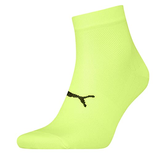 Puma Unisex Quarter Socken, Gelb, 43/46 (2er Pack) von PUMA