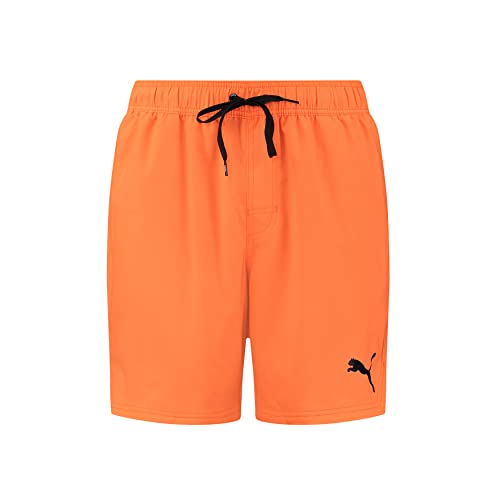 PUMA Unisex Loose Fit Shorts, Bright orange, L von PUMA