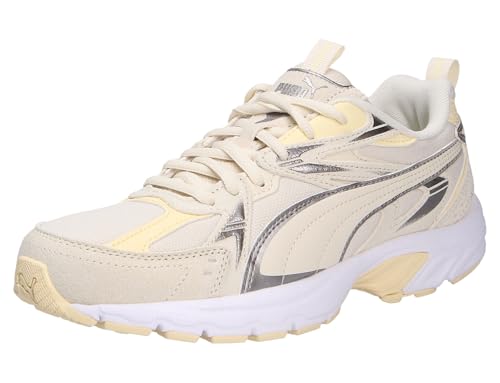PUMA Unisex MILENIO TECH Suede Sneaker, Alpine Snow Aged Silver, 38.5 EU von PUMA