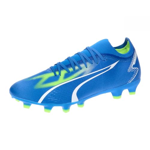 PUMA Unisex Match FG/AG Fussballschuh, Ultra Blue White-PRO Green, 44.5 EU von PUMA