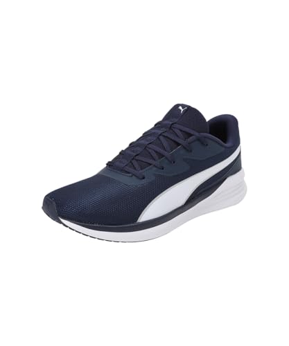 Puma Unisex Night Runner V3 Road Running Shoe, Navy White, 38.5 EU von PUMA