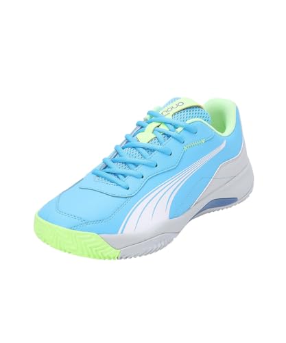 Puma Unisex Adults Nova Smash Tennis Shoes, Luminous Blue-Puma White-Glacial Gray, 44 EU von PUMA