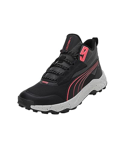PUMA Unisex Obstruct Pro Mid Straßen-Laufschuh, Black Cool Dark Gray Fire Orchid, 48.5 EU von PUMA