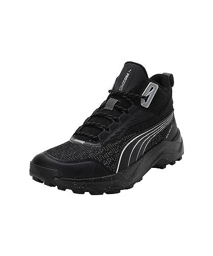 PUMA Unisex Obstruct Pro Mid WTR Straßen-Laufschuh, Black Cool Dark Gray, 44.5 EU von PUMA