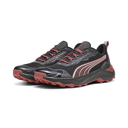 PUMA Unisex Obstruct Profoam Bold WTR Straßen-Laufschuh, Black Astro Red White, 43 EU von PUMA