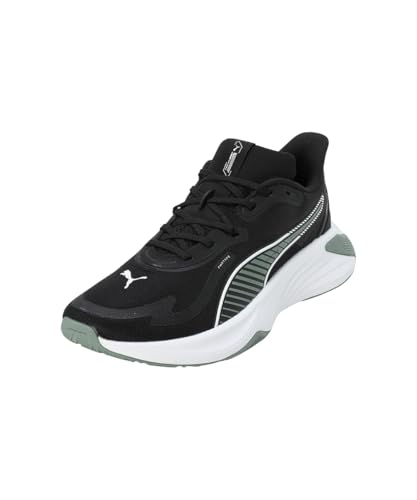 PUMA Unisex PWR HYBRID TR Crosstrainer, Black-Green Moon White, 45 EU von PUMA