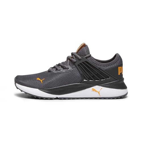 PUMA Unisex Pacer Future Sneaker, Dark Coal Black Pumpkin Pie, 42 EU von PUMA