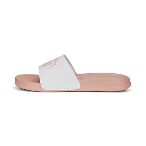PUMA Unisex Popcat 20 Sandal, White-Apricot Blush, 43 EU von PUMA