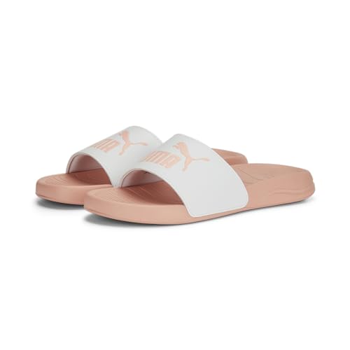 PUMA Unisex Popcat 20 Sandal, White-Apricot Blush, 44.5 EU von PUMA