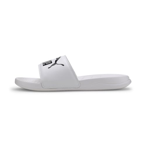 Puma Unisex Adults Popcat 20 Slide Sandals, Puma White-Puma Black, 48.5 EU von PUMA