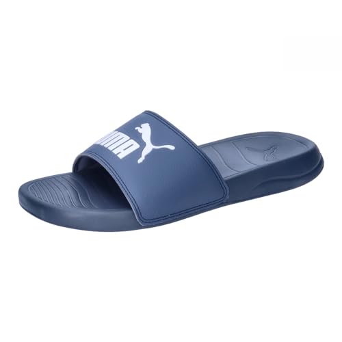 PUMA Unisex Popcat 20 Slide-Sandalen, Inky Blue Puma White, 37 EU von PUMA