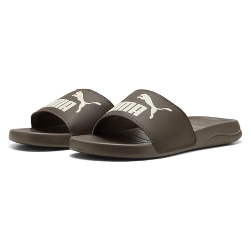 PUMA Unisex Popcat 20 Slide Sandal, Flat Bronze-Alpine Snow, 36 EU, Flache Bronze Alpine Snow, 35.5 EU PUMA Unisex Popcat 20 Slide Sandal, Flat Bronze-Alpine Snow, 36 EU, Flache Bronze Alpine Snow, 35.5 EU von PUMA