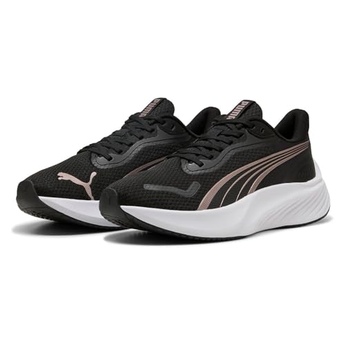 PUMA Unisex Pounce Lite Straßenlaufschuh, Puma Black Rose Gold, 44 EU von PUMA