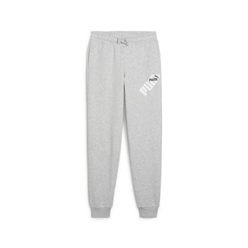 PUMA Unisex Power Graphic Sweatpants Tr Cl B Strickhose, Grau-Light Gray Heather, 152 PUMA Unisex Power Graphic Sweatpants Tr Cl B Strickhose, Grau-Light Gray Heather, 152 von PUMA