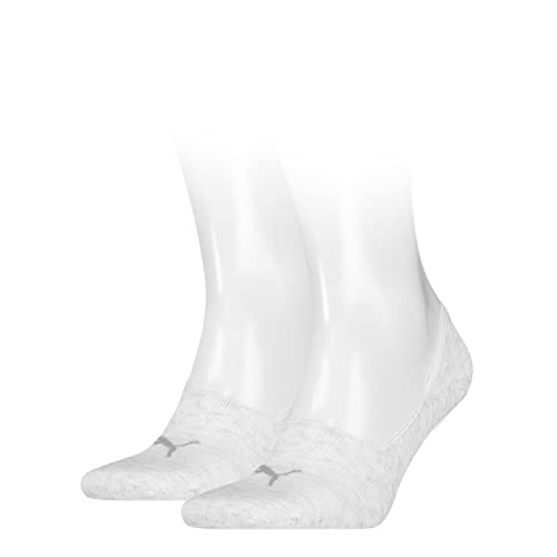 PUMA Unisex Puma Unisex Footie (2 Pack) Socks, Oatmeal, 37-42 EU von PUMA