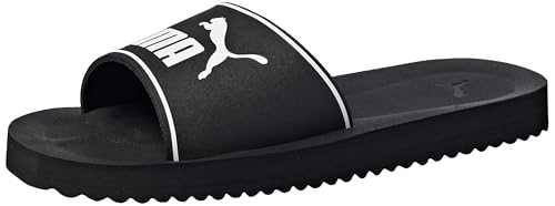 PUMA Unisex Purecat 2.0 Schiebe-Sandalen, Schwarz Weiß, 38 EU von PUMA