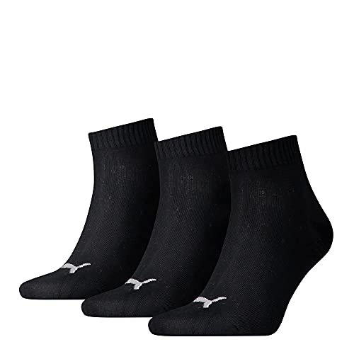 PUMA Unisex Quarter Quarters Socken 12er Pack (47-49, black) von PUMA