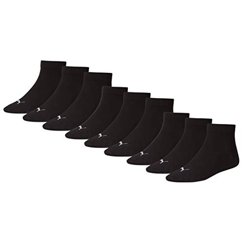 PUMA Unisex Quarter Socken Sportsocken 9er Pack black 200-43/46 von PUMA