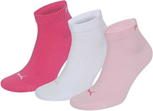 PUMA Unisex Quarters Socken Sportsocken 6er Pack pink lady / pink lady 422 - 35/38 von PUMA