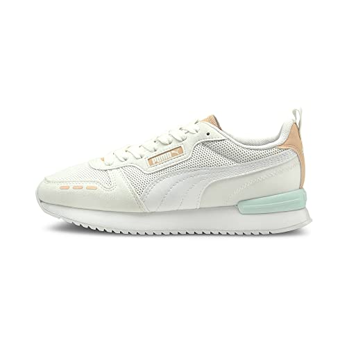 PUMA Unisex R78 Sneaker, White White-Peach Parfait, 42 EU von PUMA