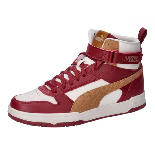 PUMA Unisex RBD Game Sneaker, Alpine Snow-Caramel Latte-Intense Red, 43 EU von PUMA