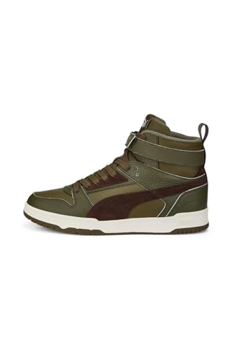 PUMA Unisex RBD Game WTR Sneaker, Deep Olive-Dark Chocolate Team Gold, 38 EU von PUMA