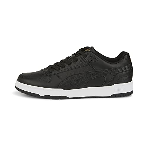 PUMA Unisex RBD Game Low Sneaker, Black Black Team Gold White, 40.5 EU von PUMA