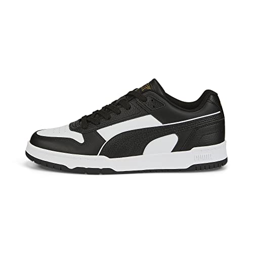 PUMA Unisex Rbd Game Low Sneaker, Black White Team Gold, 42.5 EU von PUMA