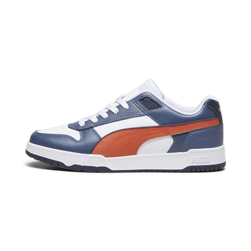 PUMA Unisex RBD GAME LOW Low-Top Trainers, PUMA WHITE-FALL FOLIAGE-INKY BLUE-NEW NAVY-PUMA GOLD, 40 EU von PUMA