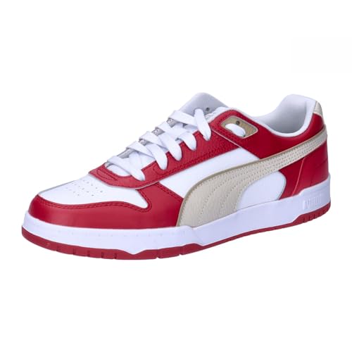PUMA Unisex Rbd Game Low Sneaker, White Club Red Alpine Snow, 38 EU von PUMA