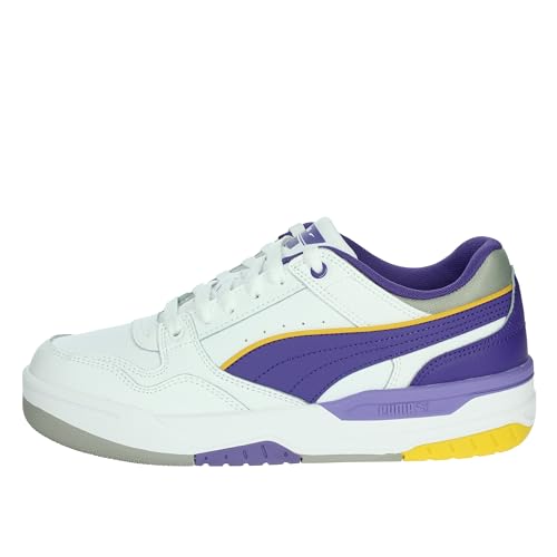 PUMA Unisex Rebound Retro Sneaker, White-Team Violet-Yellow Sizzle, 38.5 EU PUMA Unisex Rebound Retro Sneaker, White-Team Violet-Yellow Sizzle, 38.5 EU von PUMA