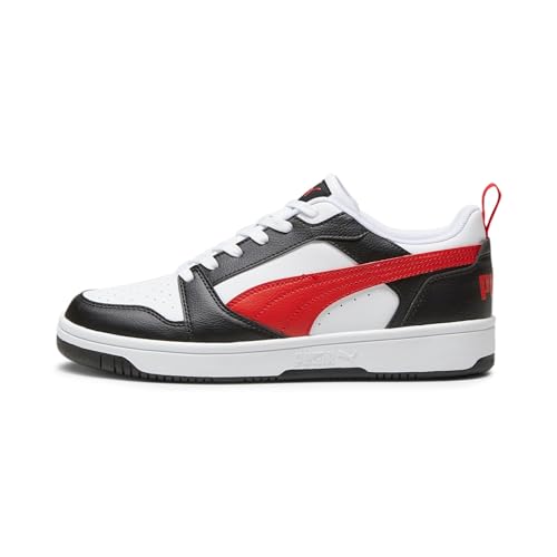 PUMA Unisex Rebound V6 Low Turnschuhe, Puma White For All Time Red Puma Black, 41 EU von PUMA