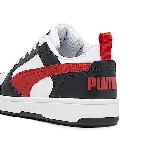 PUMA Unisex Rebound V6 Low Turnschuhe, Puma White For All Time Red Puma Black, 48 EU von PUMA
