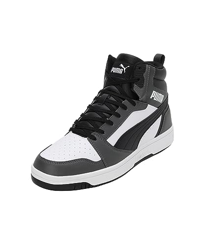 PUMA Unisex Rebound V6 Turnschuhe, Puma White Puma Black Shadow Gray, 45 EU von PUMA