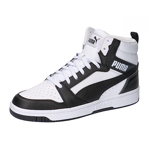 PUMA Unisex Rebound V6 Turnschuhe, Puma White Puma Black Shadow Gray Puma White, 47 EU von PUMA