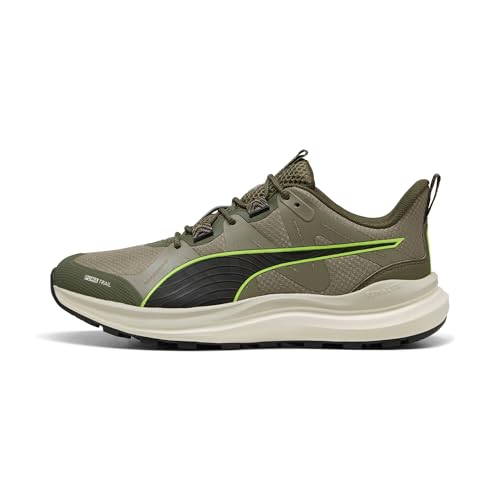 PUMA Unisex Reflect LITE Trail Straßen-Laufschuh, Loden Green-Velvet Moss, 38.5 EU von PUMA