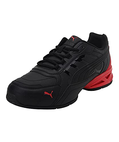 PUMA Unisex Respin SL Sneaker, Black Black-High Risk Red, 40.5 EU von PUMA